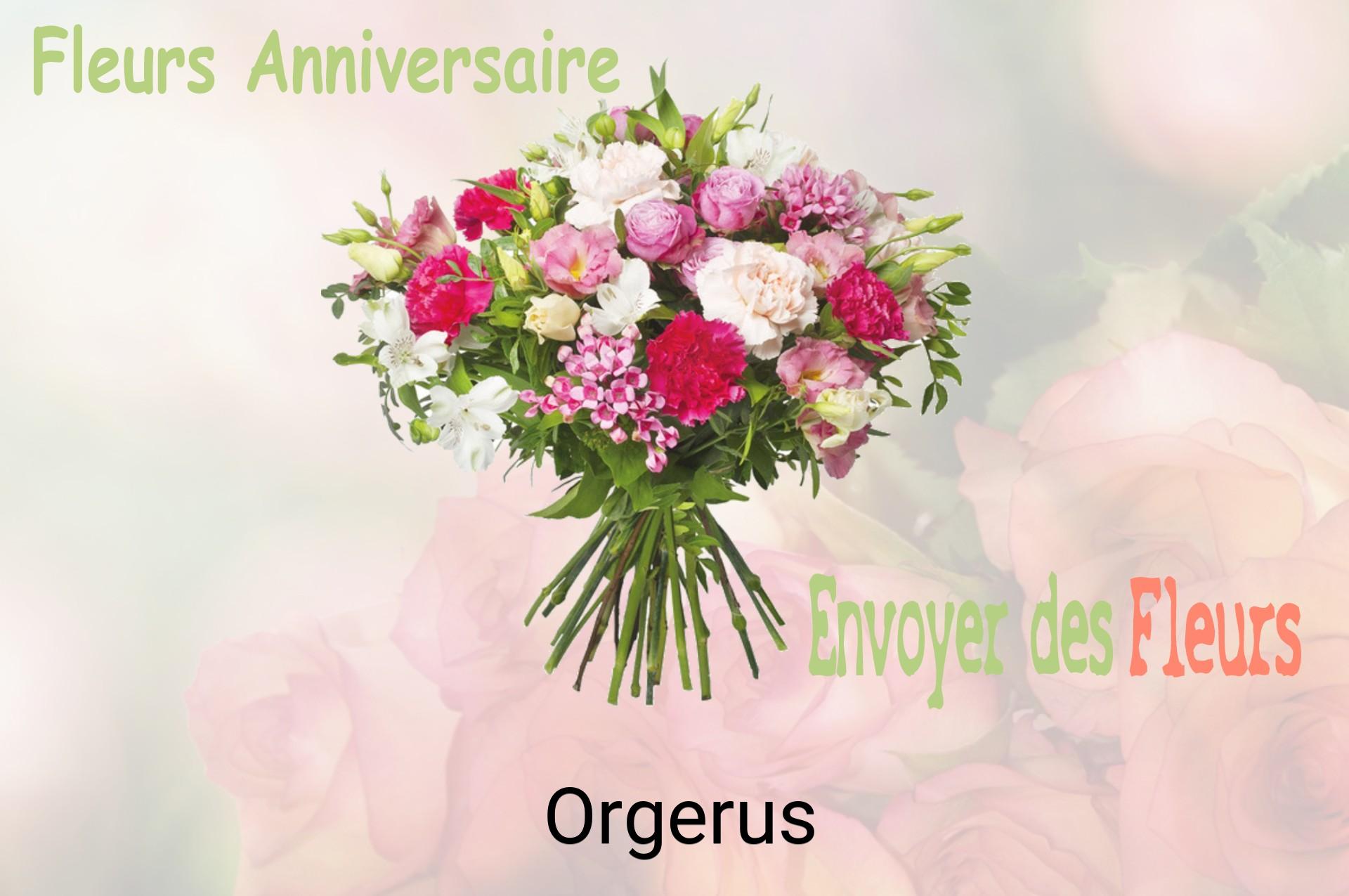 Bouquet de fleurs d’anniversaire livré à Orgerus